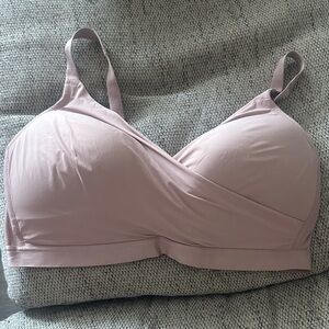 Deesse Lingerie Soft Pink Crossover Bra